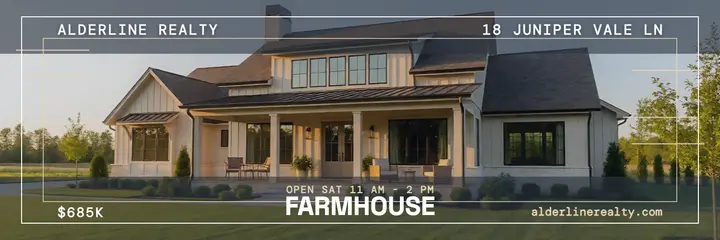 Alderline farmhouse four corners header template