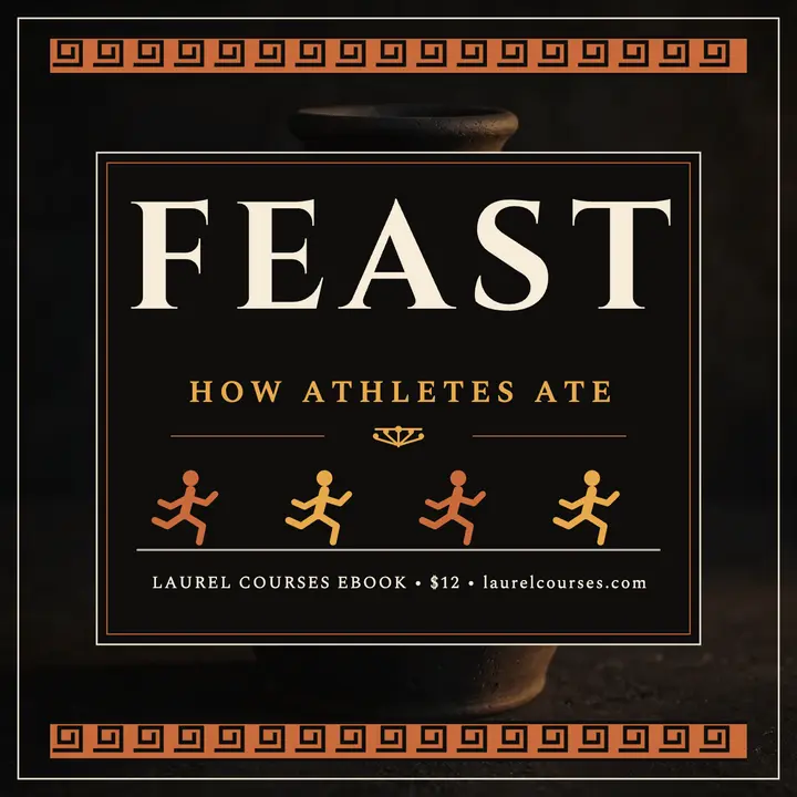 Feast athletes ebook cover, Laurel Courses template