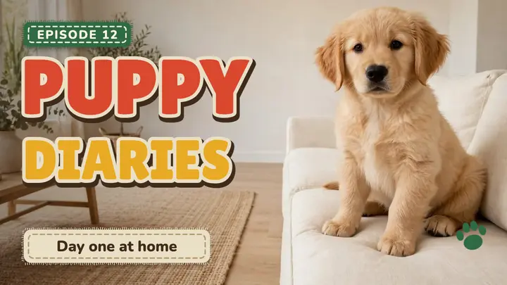 Marlow puppy diaries thumbnail template
