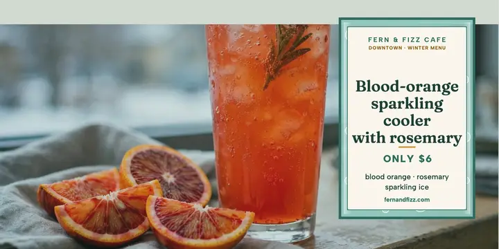 Fern and Fizz winter citrus cooler post template