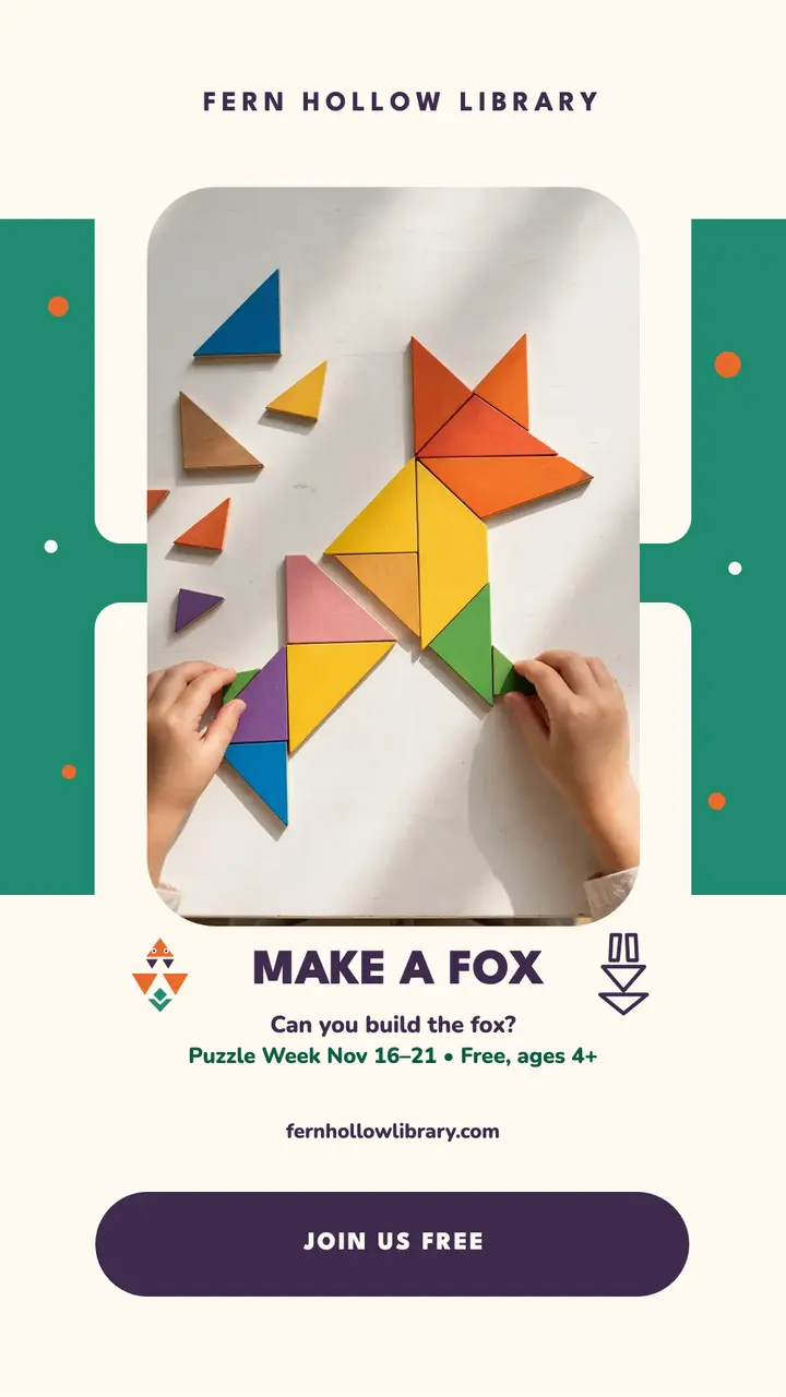 Fern Hollow tangram week story template