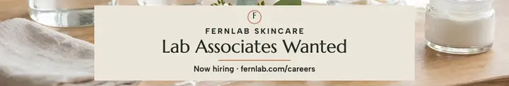 Fernlab Skincare hiring LinkedIn cover template