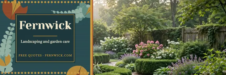 Fernwick Landscaping tapestry header template