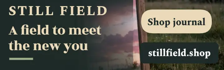 Still Field new job journal banner template