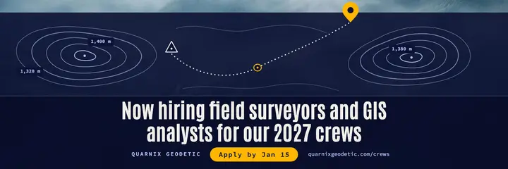 Quarnix Geodetic field surveyor hiring X header template