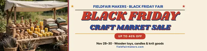 Fieldfair Makers Black Friday banner template