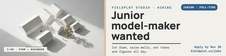 Fieldplot Studio junior model-maker banner template