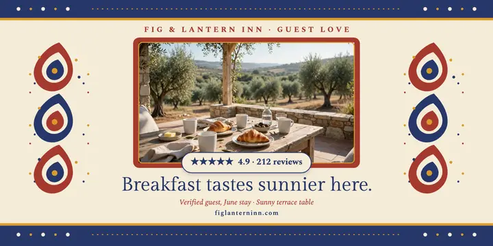 Fig and Lantern guest love post template