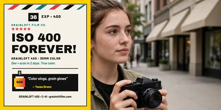 Grainloft film lab customer review post: film lab review post template