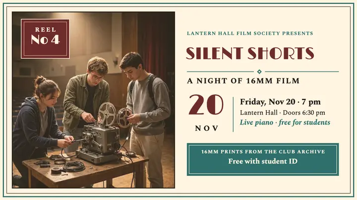 Lantern Hall silent shorts screening thumbnail template