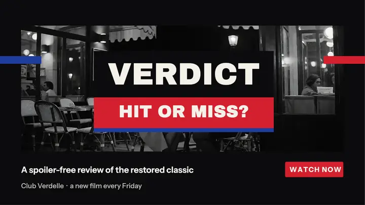 Club Verdelle film verdict template
