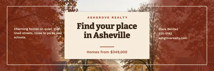 Find your place realtor header template