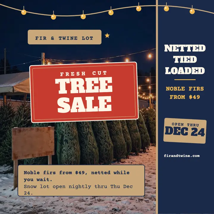 Fir and Twine night sale post template