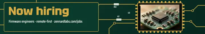 Zennard Labs firmware hiring circuit board page cover template