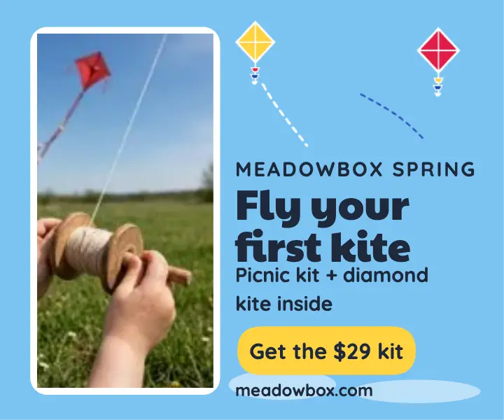 Meadowbox first kite day kit ad template