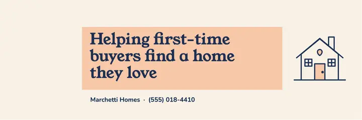 First-time buyers realtor header template