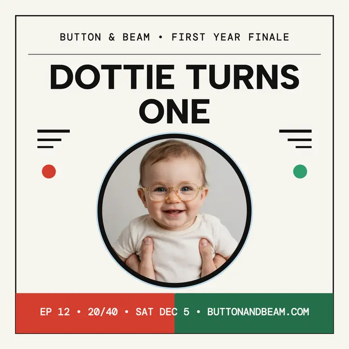 Dottie Turns One eye chart cover template