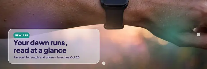 Fitness tracker app launch, glassmorphism template