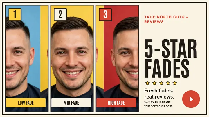 True North Cuts five-star fades thumbnail template