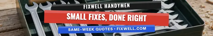 Fixwell Handymen label tape cover template