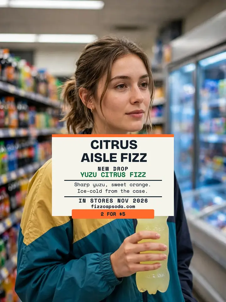 Fizzcap citrus aisle lookbook portrait template