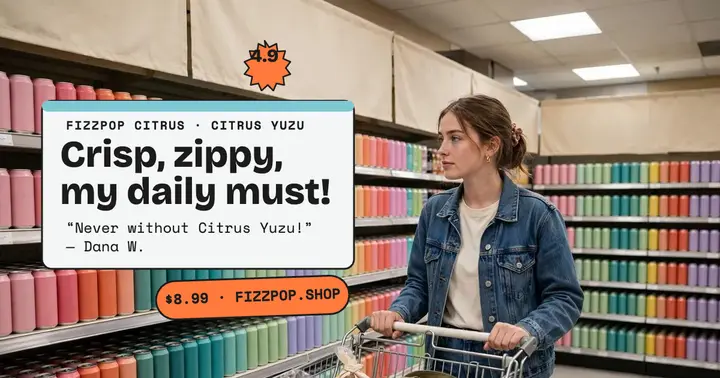 Fizzpop citrus soda aisle review post template