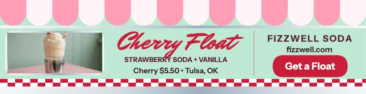 Fizzwell cherry float billboard template