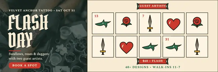 Velvet Anchor flash day header template