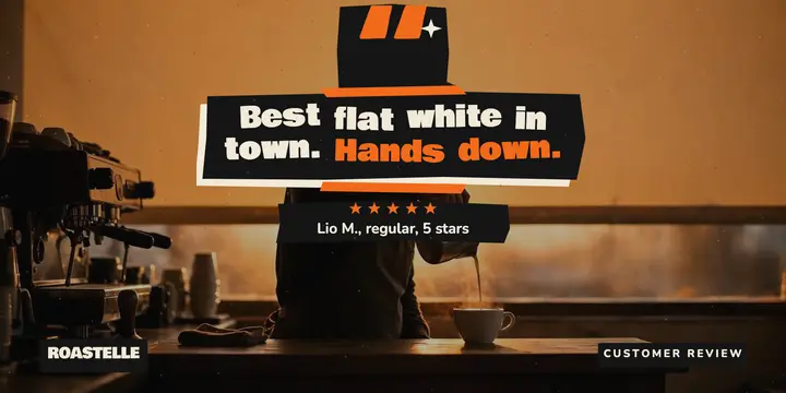 Roastelle flat white review, 60s title sequence template