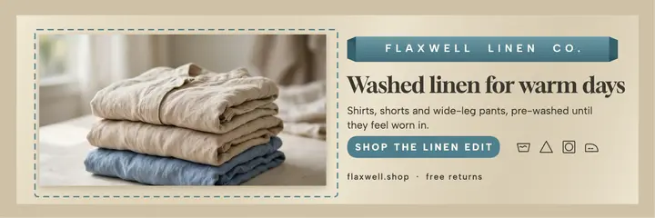Flaxwell Linen washed linen X header template