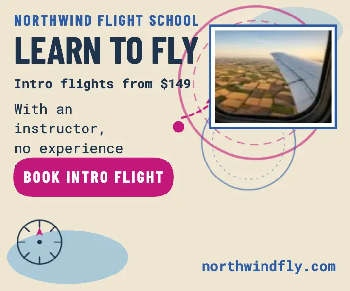 Northwind flight school chart ad template