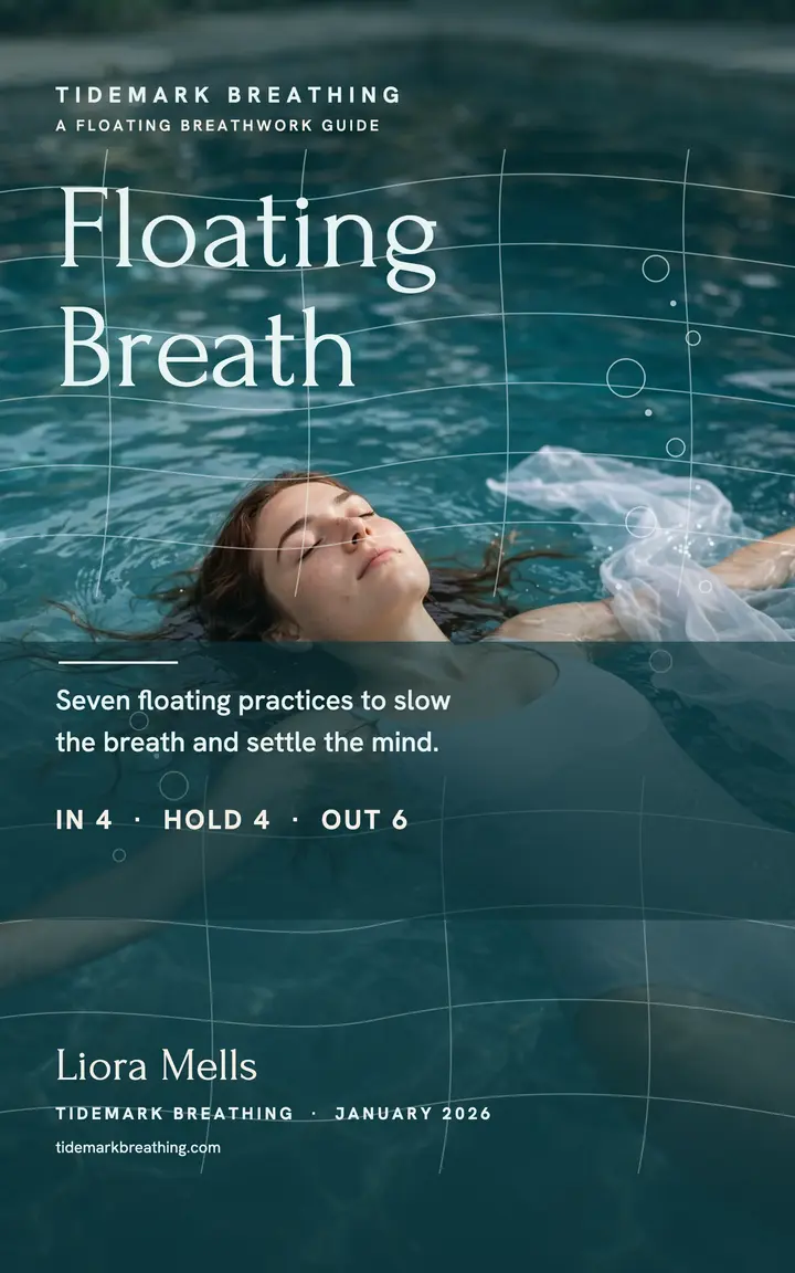 Floating breath guide ebook cover template