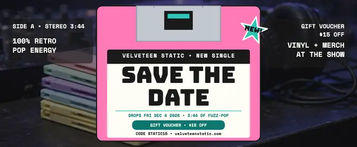 Velveteen Static floppy single voucher template
