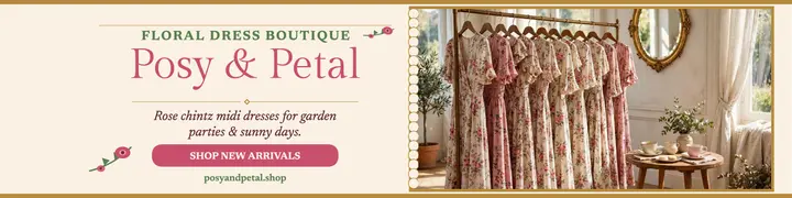 Posy and Petal floral boutique banner template