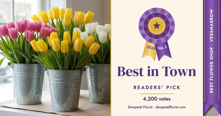 Dewpetal Florist best in town rosette post template