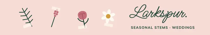 Bloom florist LinkedIn cover template