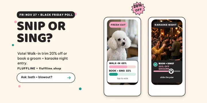 Fluffline groomer poll post template