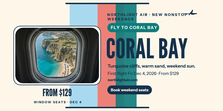 Northlight Air Coral Bay launch post template