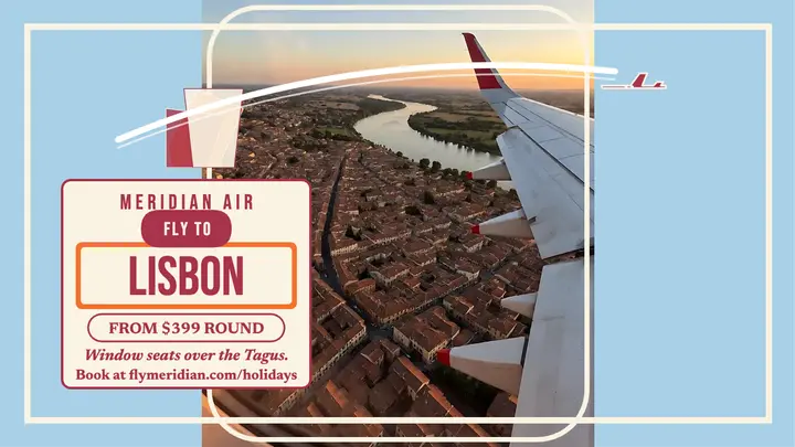 Meridian Air fly to Lisbon holiday thumbnail template