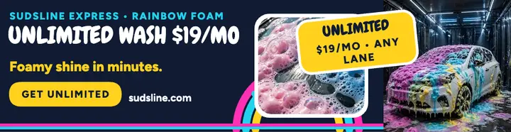 Sudsline unlimited wash billboard template