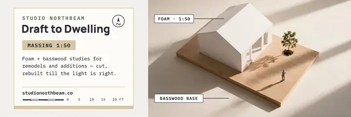 Studio Northbeam foam model header template