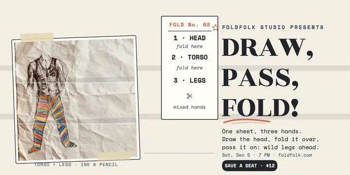 Foldfolk draw and pass night X post template