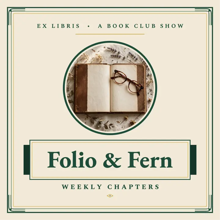 Folio and Fern book club podcast cover template