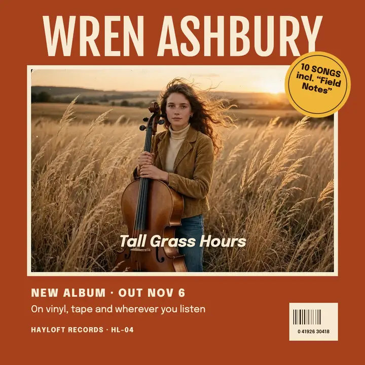 Wren Ashbury Tall Grass Hours album post template