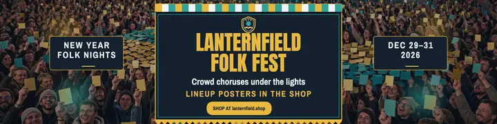 Lanternfield Folk Fest tifo banner template
