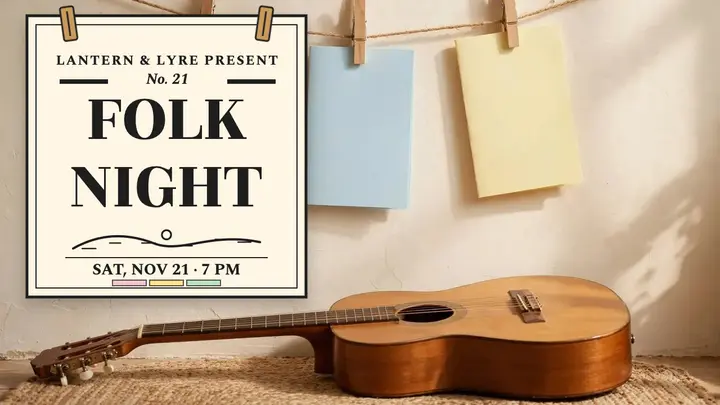 Lantern and Lyre folk night cordel thumbnail template