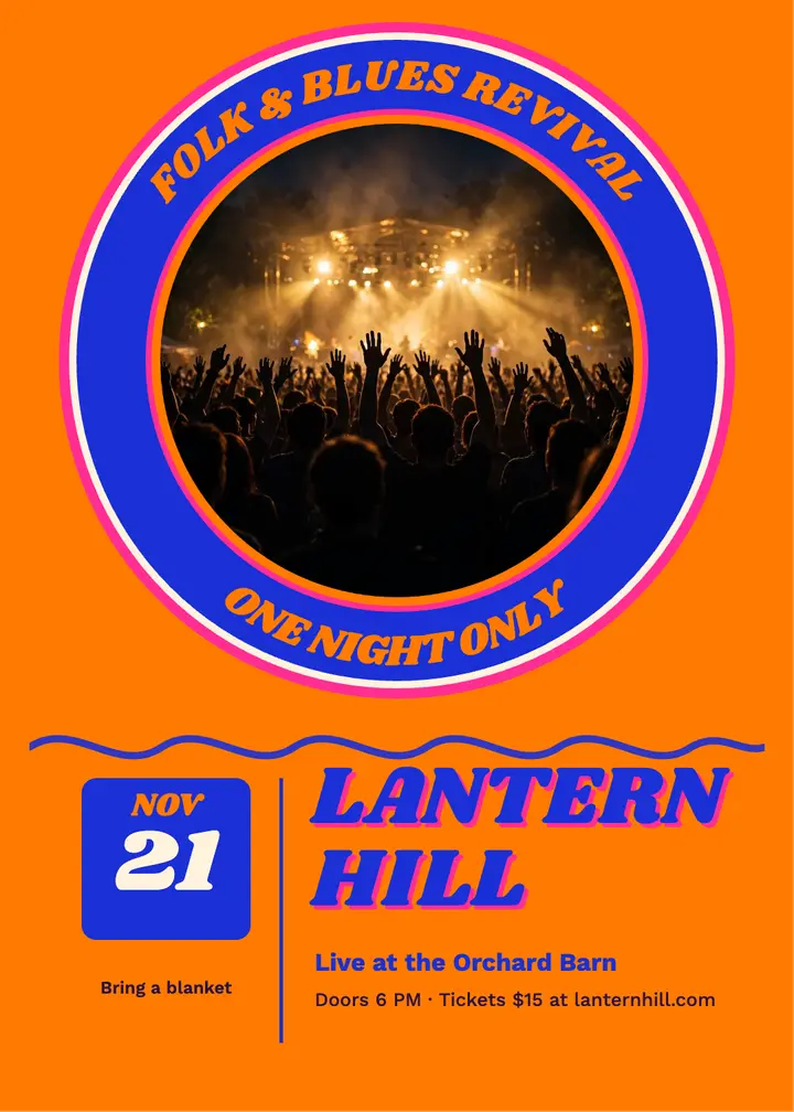 Lantern Hill folk and blues revival template