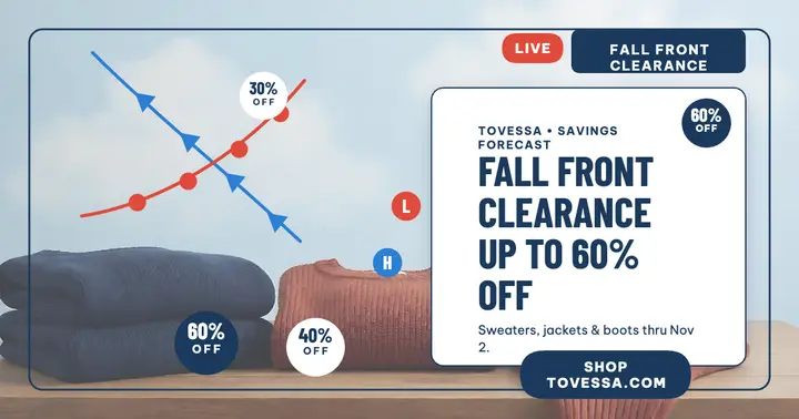 Tovessa fall front clearance forecast post template