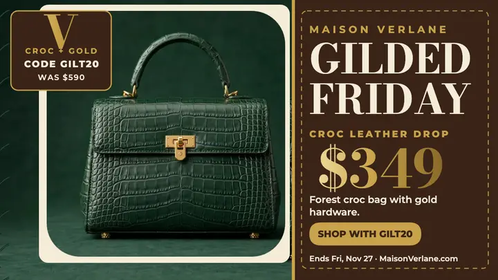 Maison Verlane Gilded Friday bag thumbnail template