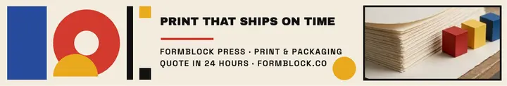 Formblock Press bauhaus cover template